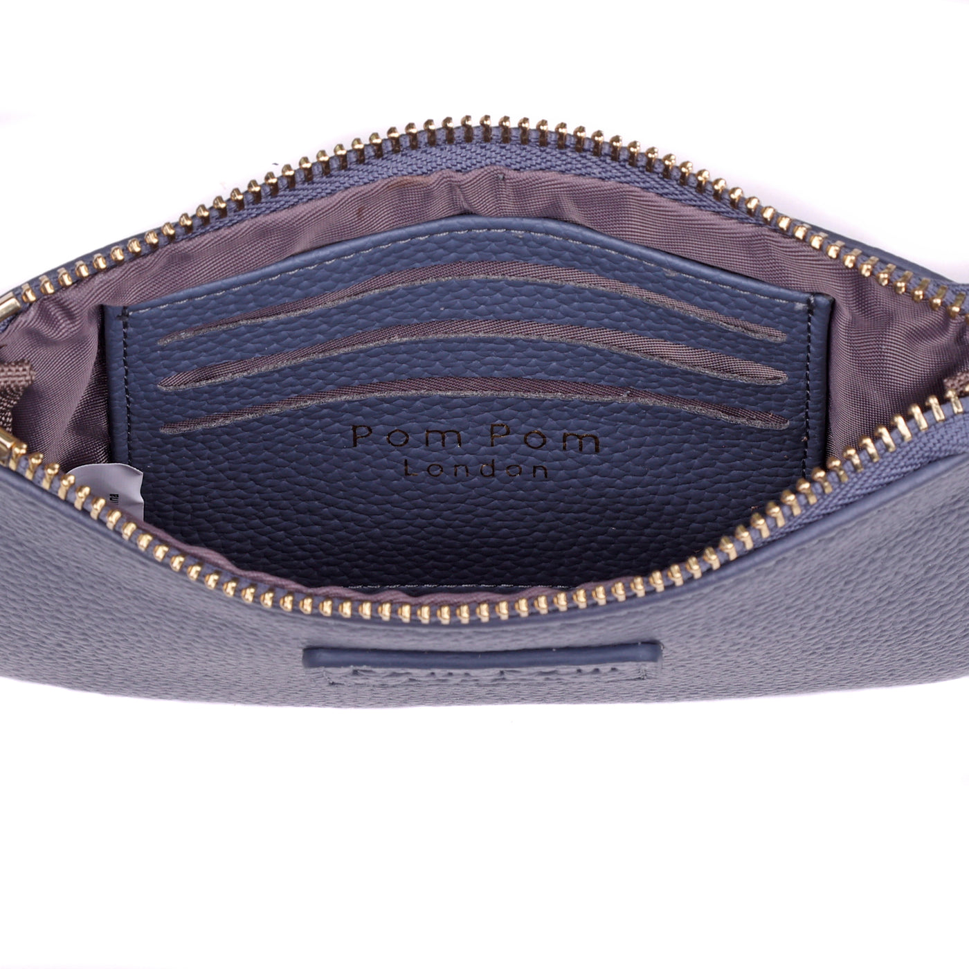 Chelsea Coin Purse Slate Blue-Pom Pom London