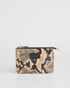 Chelsea Coin Purse Snake Effect Monochrome