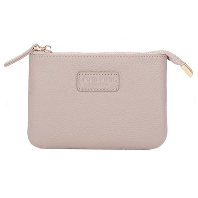 Chelsea Coin Purse Stone-Pom Pom London