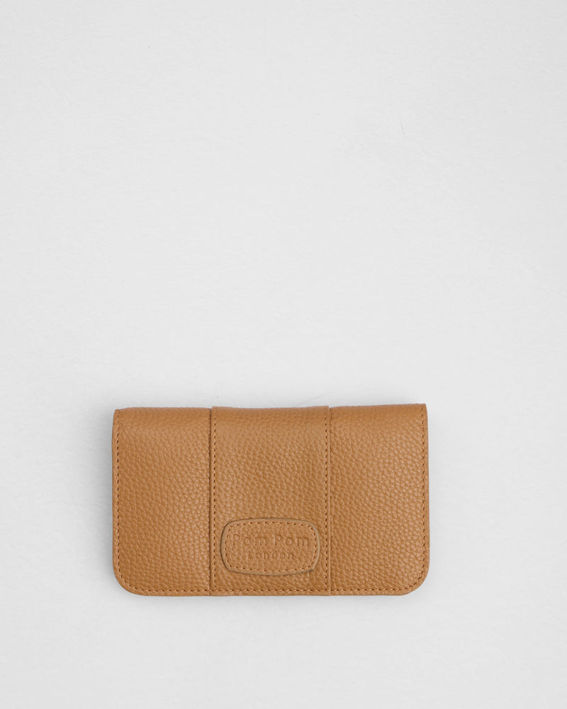 Chelsea Flat Wallet Maple - Small-Pom Pom London