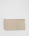 Chelsea Flat Wallet Stone - Large