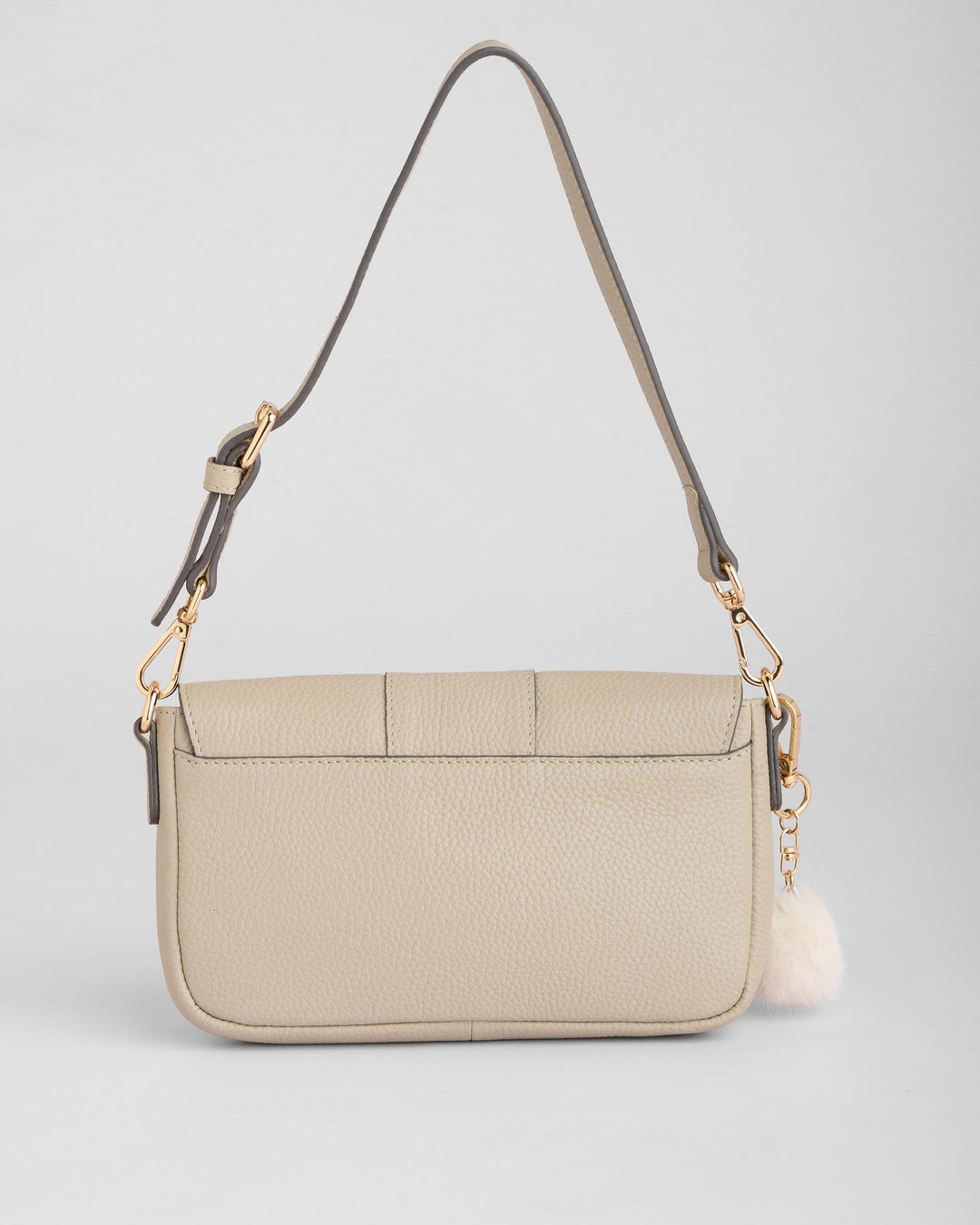WALLET bag＋POCKET shoulder／beige Chelsea Wallet Bag Stone – Pom Pom London