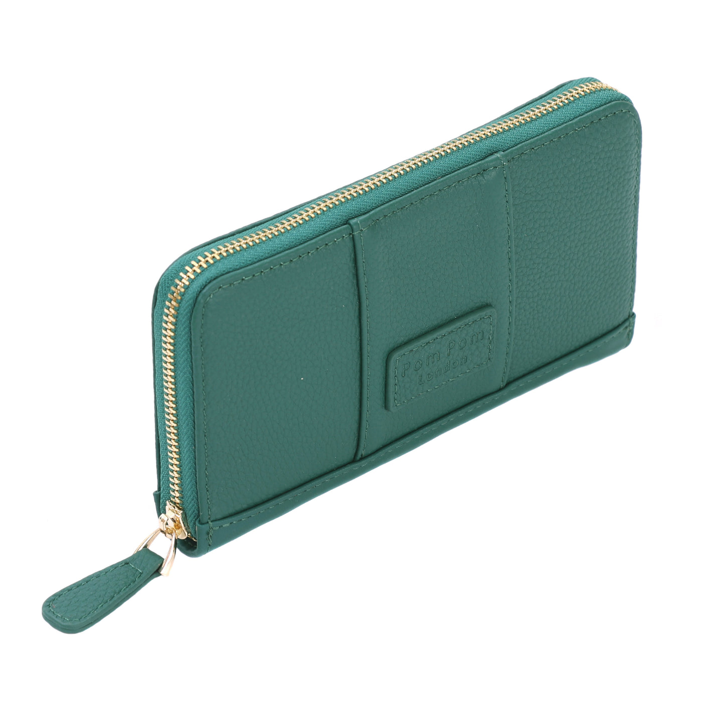 Chelsea Wallet Purse Green Madeira-Pom Pom London
