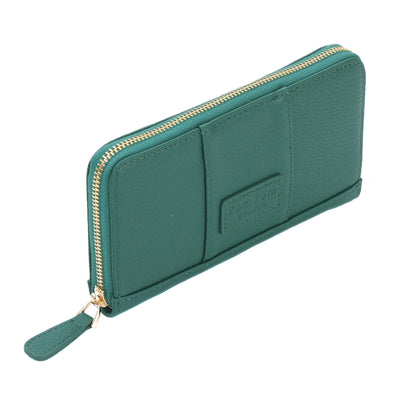 Chelsea Wallet Purse Green Madeira-Pom Pom London