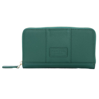 Chelsea Wallet Purse Green Madeira-Pom Pom London