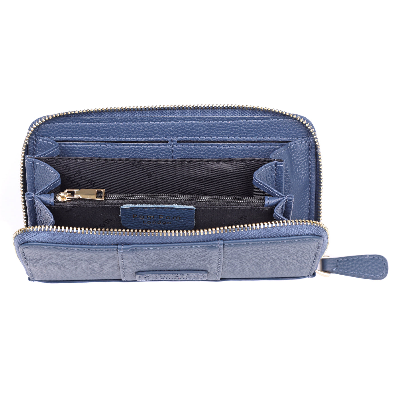 Chelsea Wallet Purse Nordic Blue-Pom Pom London