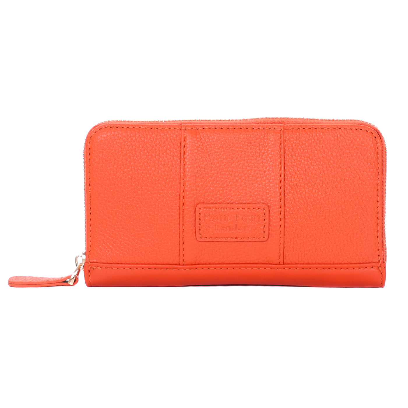 Chelsea Wallet Purse Orange Spice-Pom Pom London