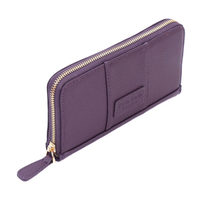 Chelsea Wallet Purse Purple Nightshade-Pom Pom London