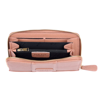 Chelsea Wallet Purse Spiced Ginger-Pom Pom London