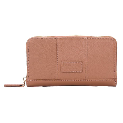 Chelsea Wallet Purse Spiced Ginger-Pom Pom London