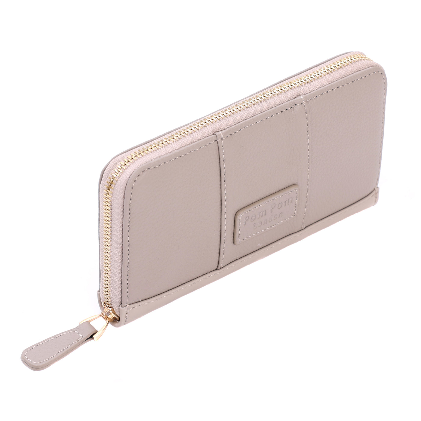 Chelsea Wallet Purse Stone-Pom Pom London