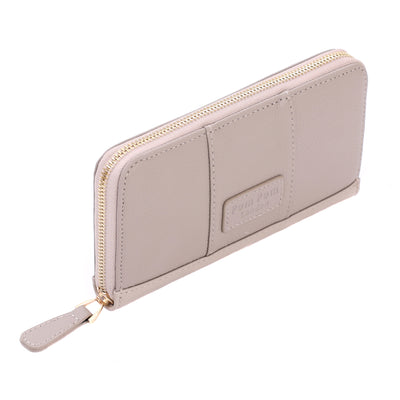 Chelsea Wallet Purse Stone-Pom Pom London