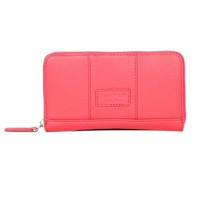 Chelsea Wallet Purse Punch Pink - Pom Pom London