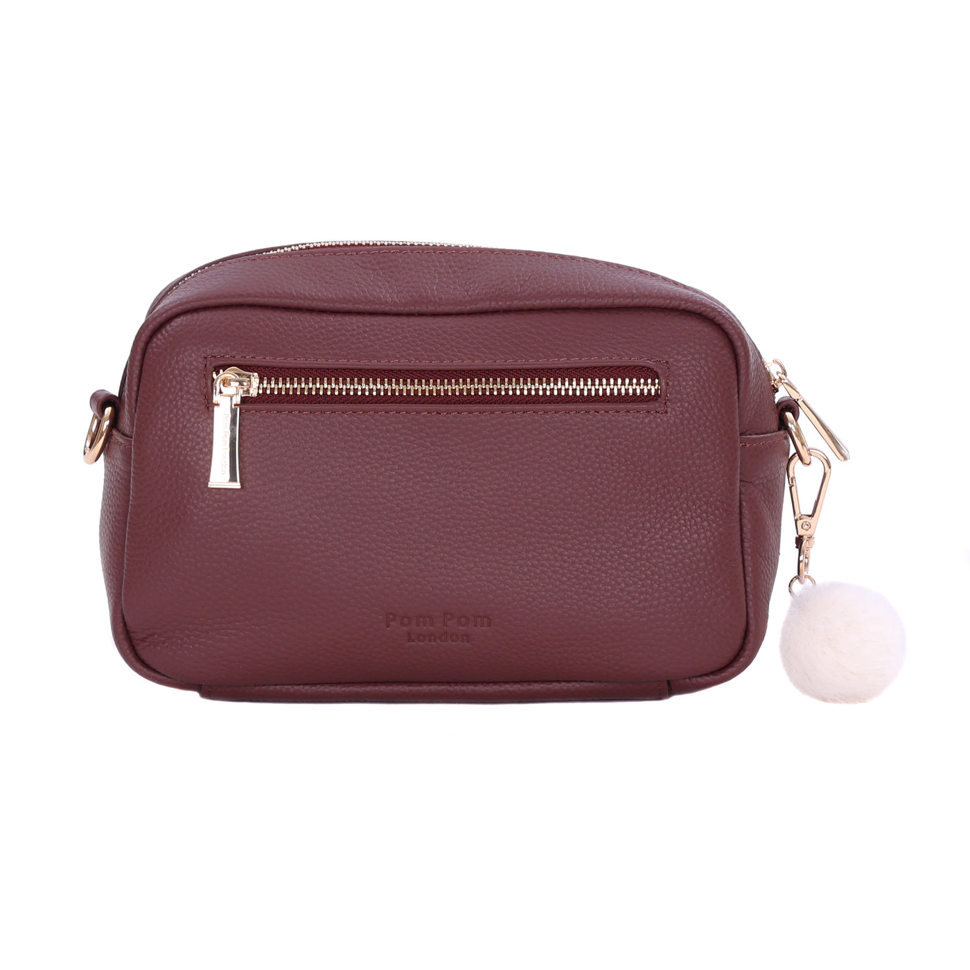 Chiswick Cargo Bag Deep Burgundy-Pom Pom London