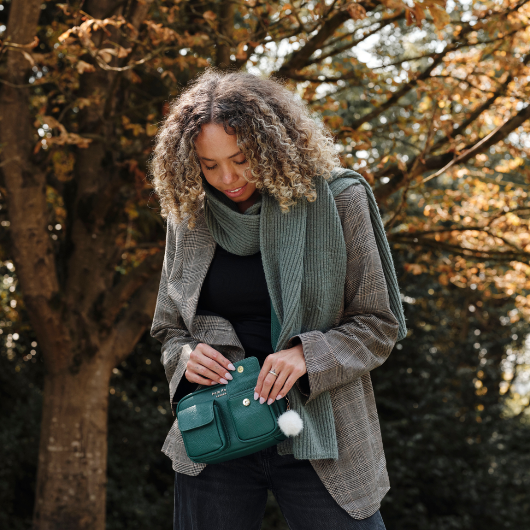 Chiswick Cargo Bag Madeira Green-Pom Pom London