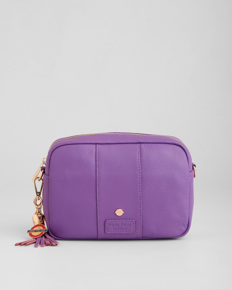 Pom Pom London City Bag Elizabeth Line Purple-Pom Pom London