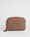 City Crossbody Bag Suede Mocha