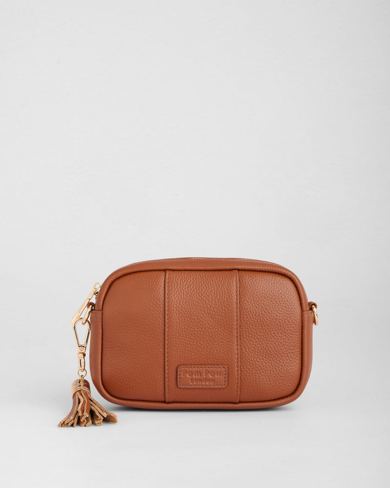 Pom Pom London City MINI Bag Chestnut-Pom Pom London