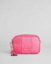 City MINI Crossbody Bag Croc Pink