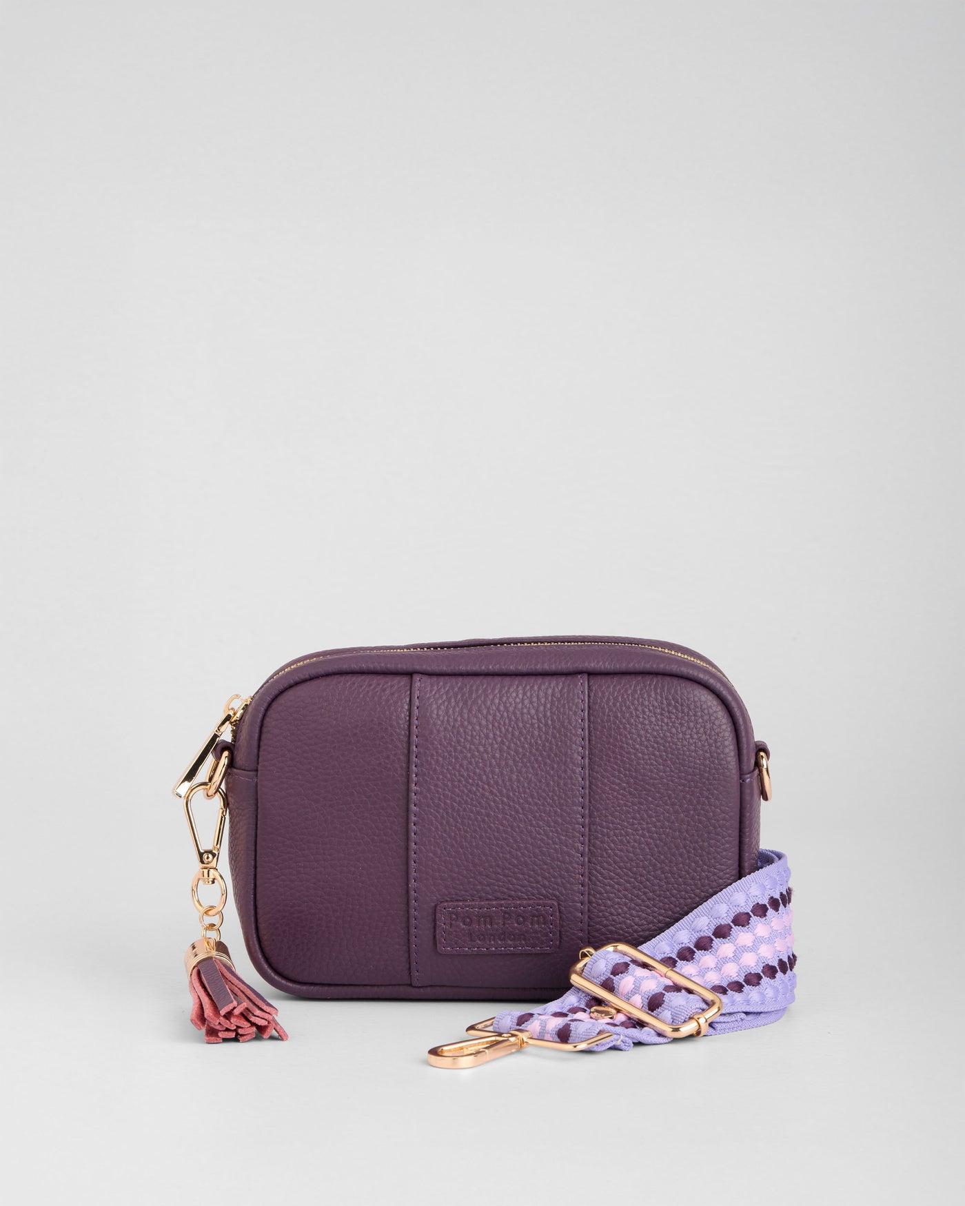 City MINI Crossbody Bag Purple Nightshade – Pom Pom London