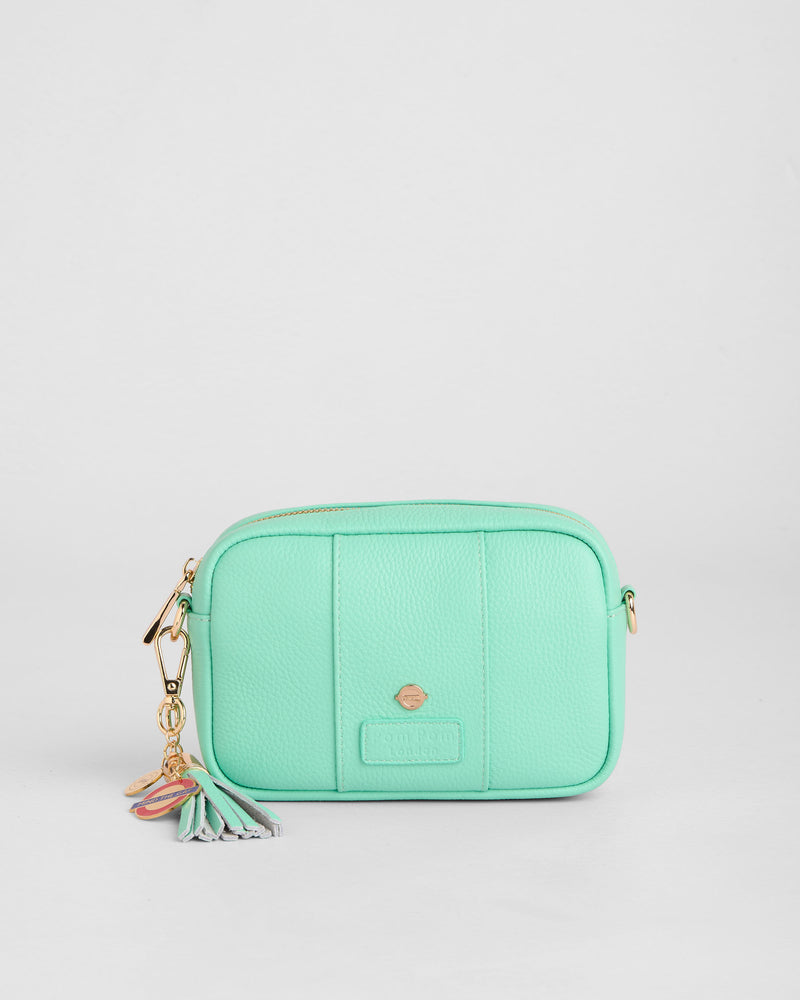 Pom Pom London City MINI Bag Waterloo & City Line Turquoise-Pom Pom London