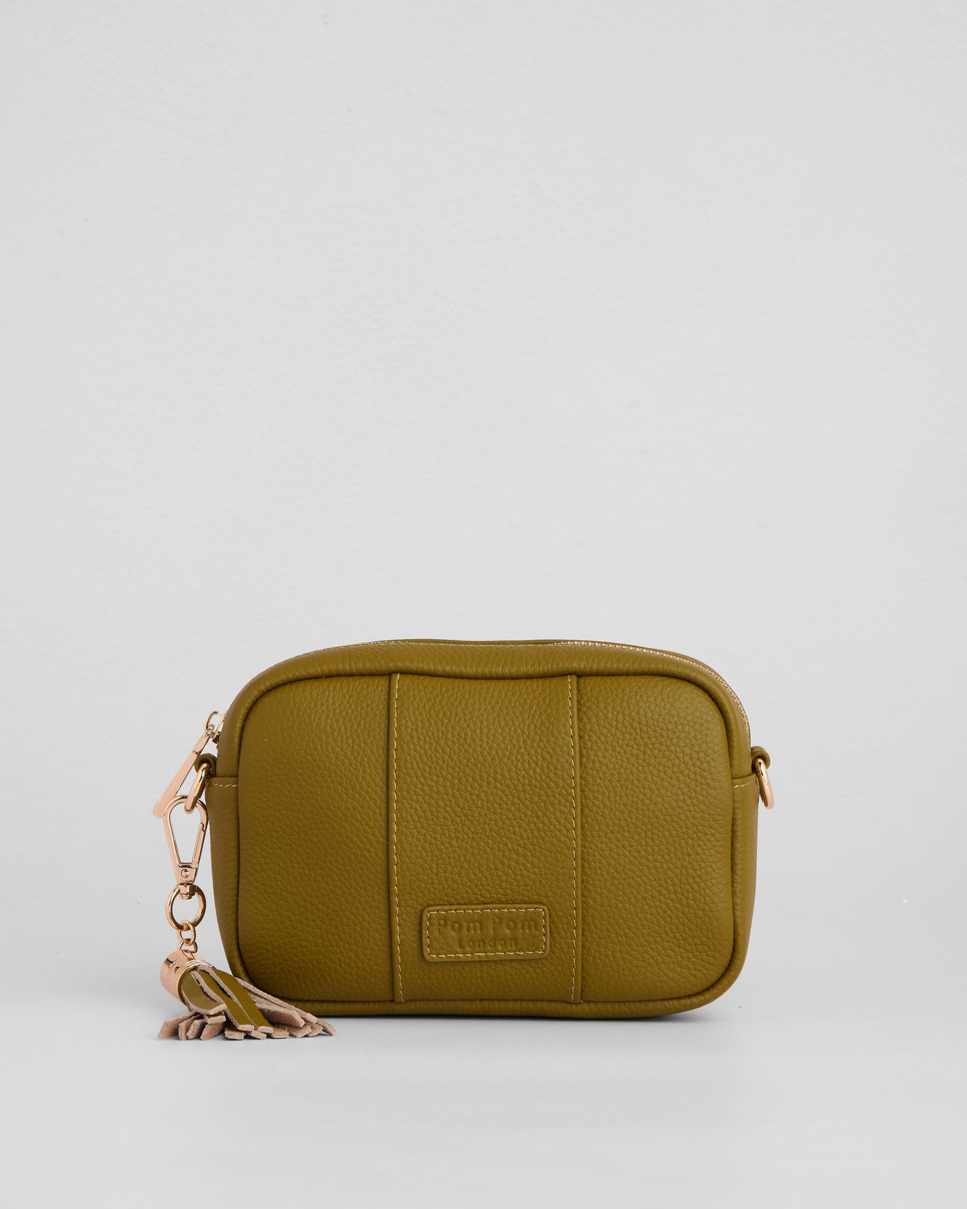 City Mini Crossbody Bag Olive Green – Pom Pom London