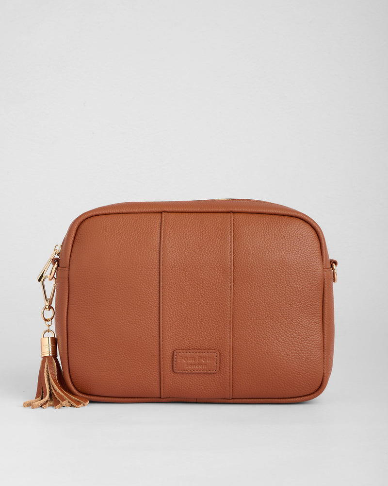 Pom Pom London City Plus Bag Chestnut-Pom Pom London
