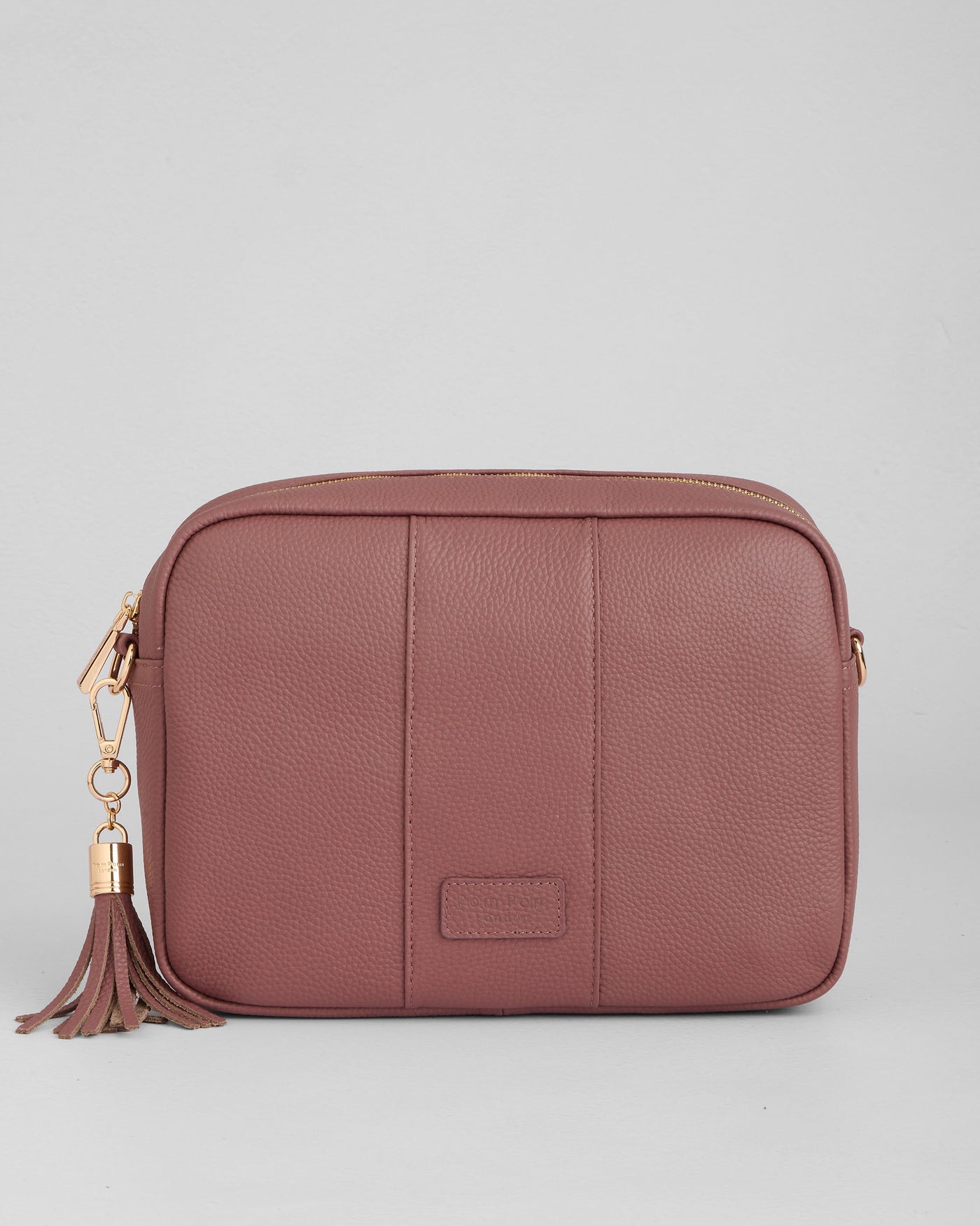 Dusky Orchid Large City Crossbody Bag | Pom Pom London