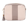 City Plus Faux Fleece & Leather Bag Stone