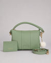 City Slim Crossbody Bag & Card Holder Olive Bundle