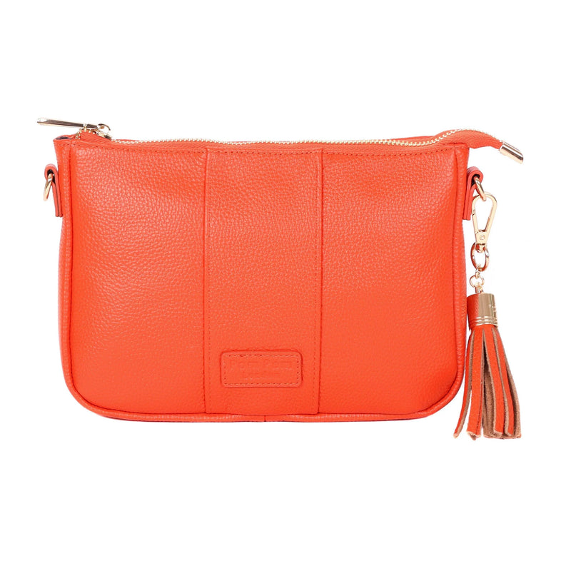 Pom Pom London City Slim Bag Orange Spice-Pom Pom London