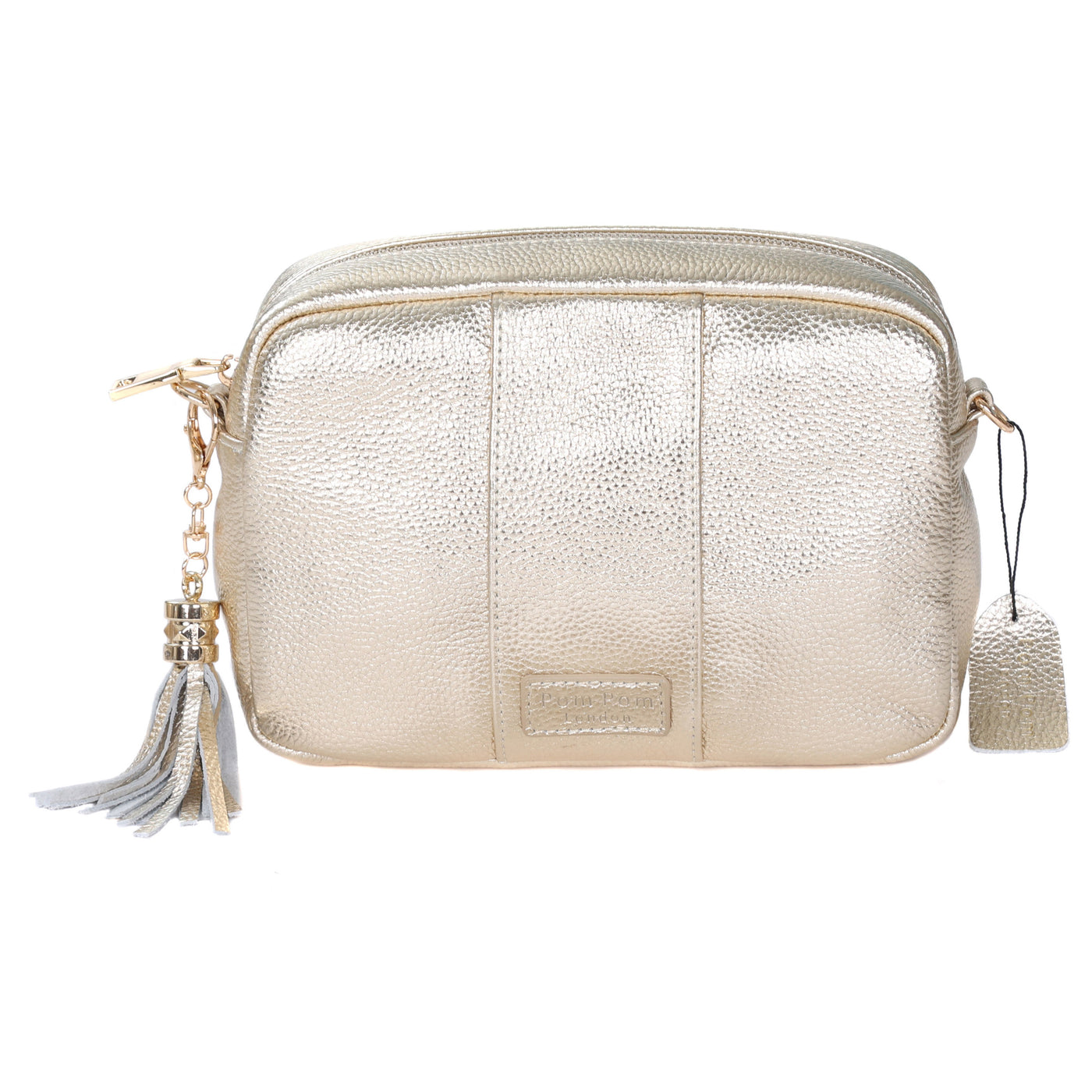 Pom Pom London City Bag Metallic Gold