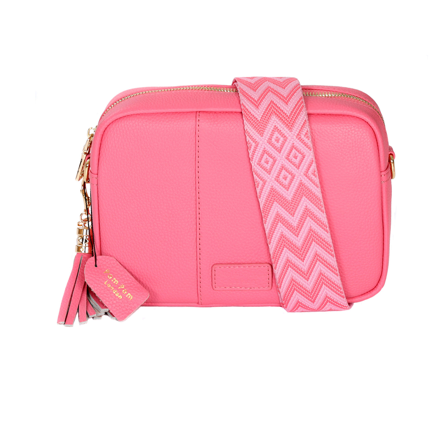 Burkina Leather Bag Togo - Pink Interior