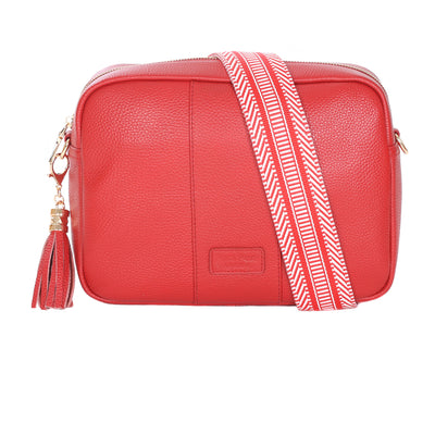 Pom Pom London City Plus Bag Chilli Red