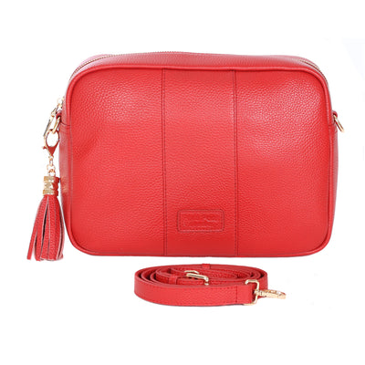 Pom Pom London City Plus Bag Chilli Red