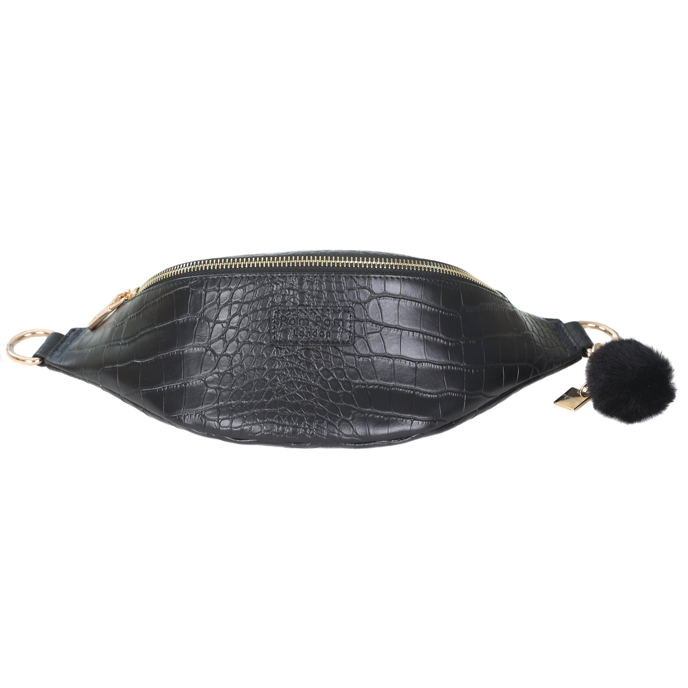 Bum Bag Croc Black