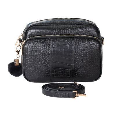 Mayfair Plus Croc Bag Black & Accessories