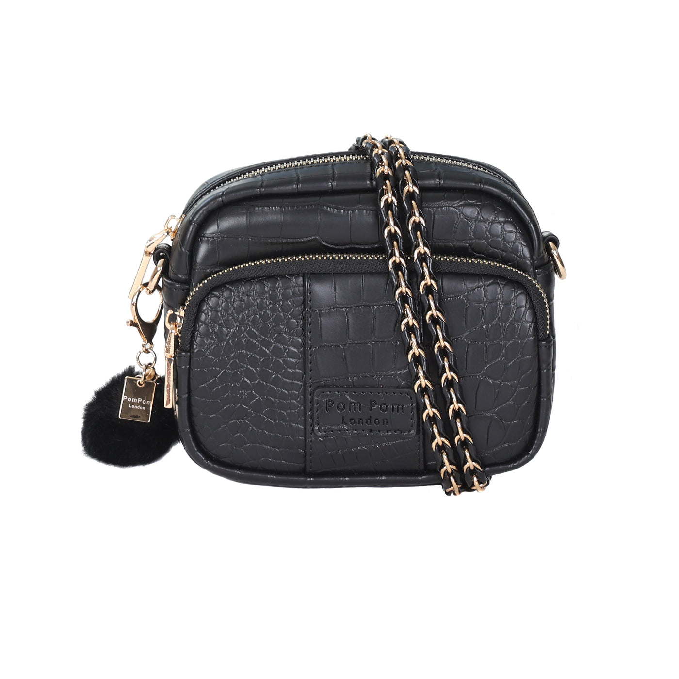 Mayfair MINI Croc Bag Black & Accessories