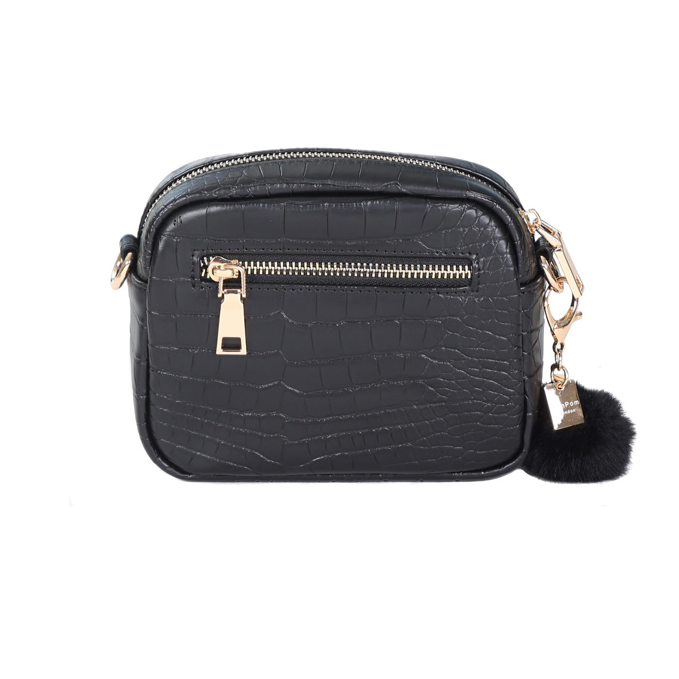 Mayfair MINI Croc Bag Black & Accessories