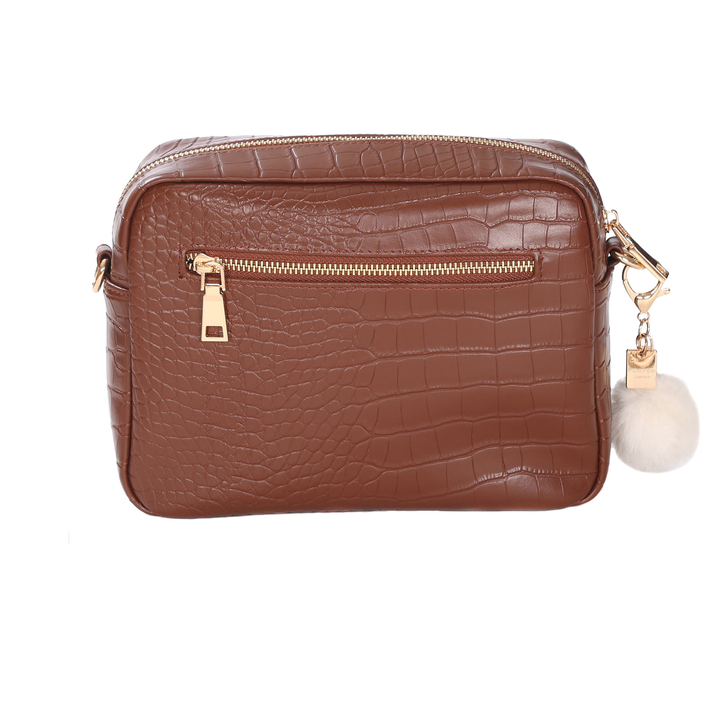 Mayfair Plus Bag Croc Chestnut & Accessories