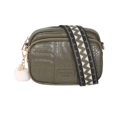 Mayfair Bag Croc Olive Green & Accessories