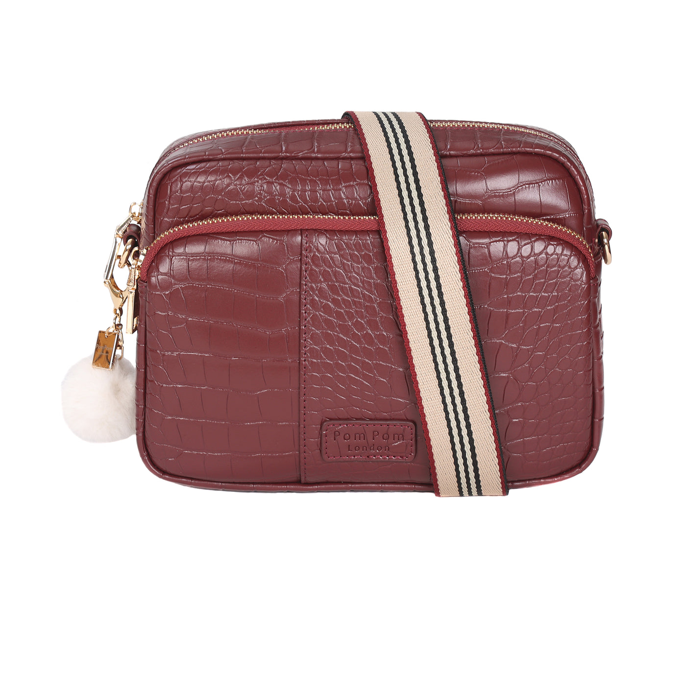 Mayfair Plus Bag Croc Wine & Accessories