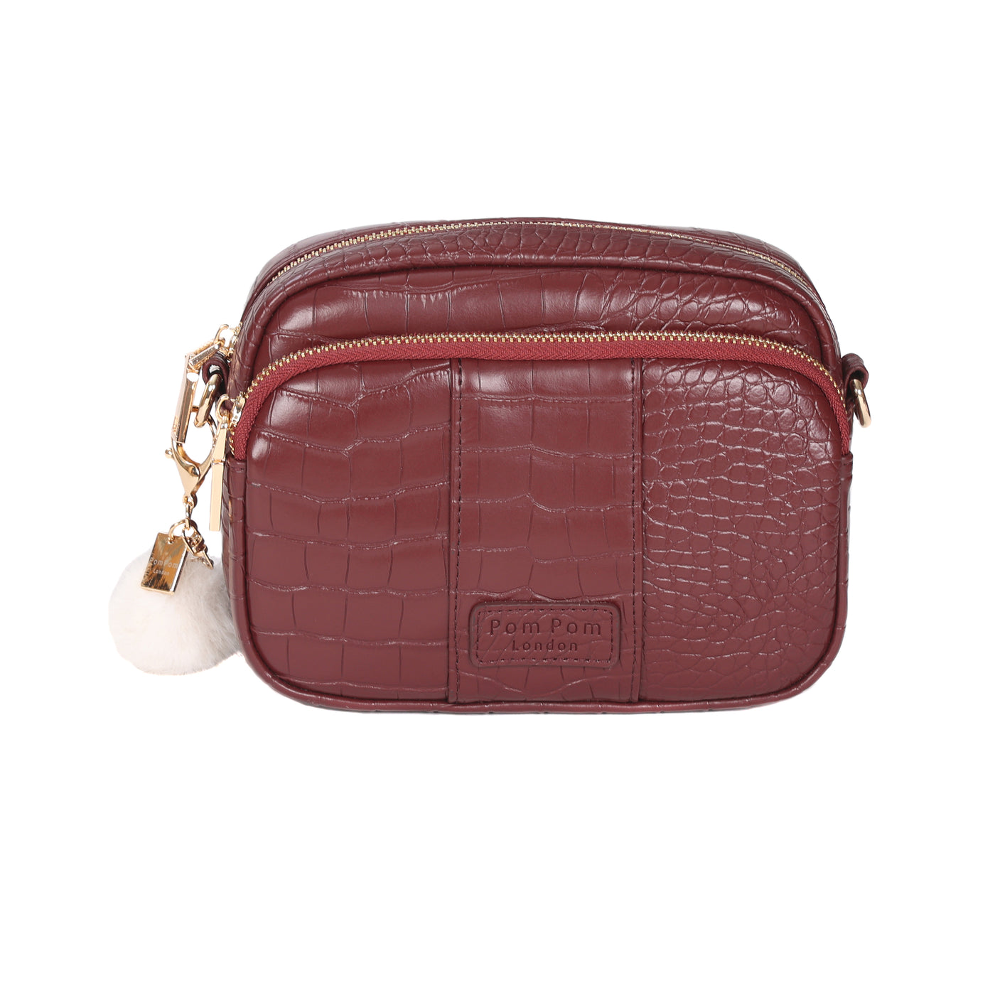 Mayfair Bag Croc Wine & Accessories