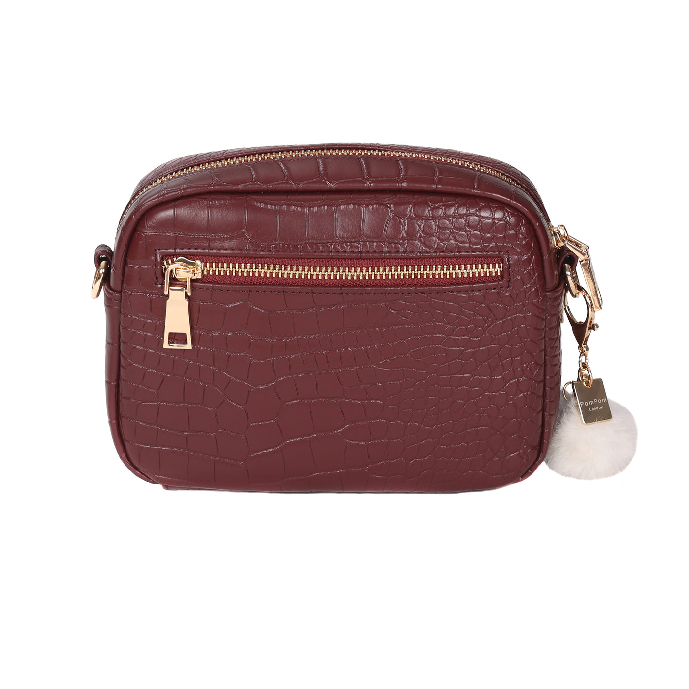 Mayfair Bag Croc Wine & Accessories