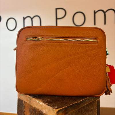 SECONDS - Pom Pom London City Plus Bag Tan