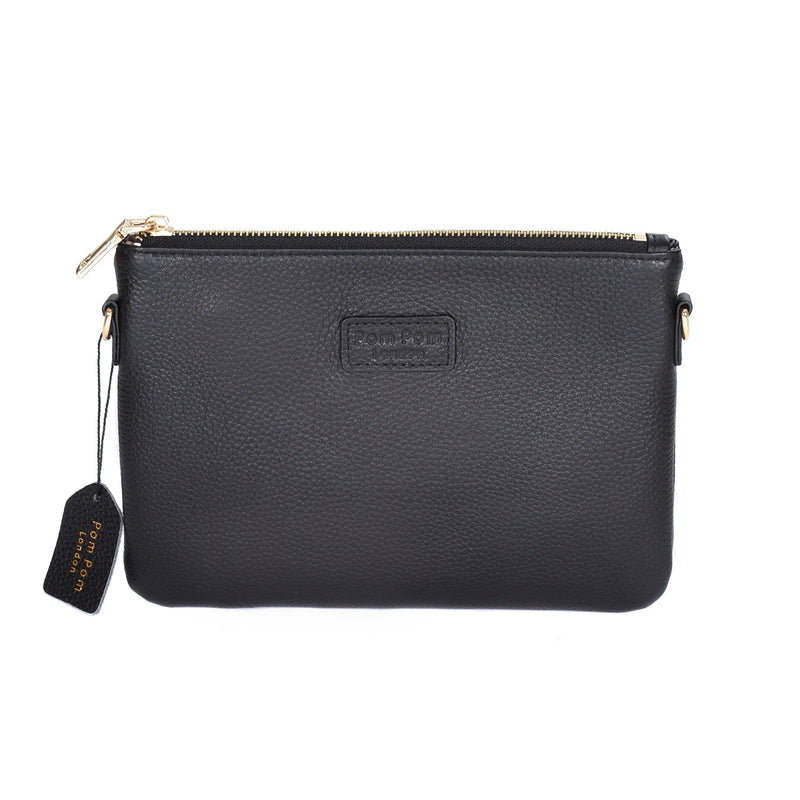 Kensington Bag Black-Pom Pom London