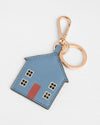 Pom Pom London House Keyring Blue