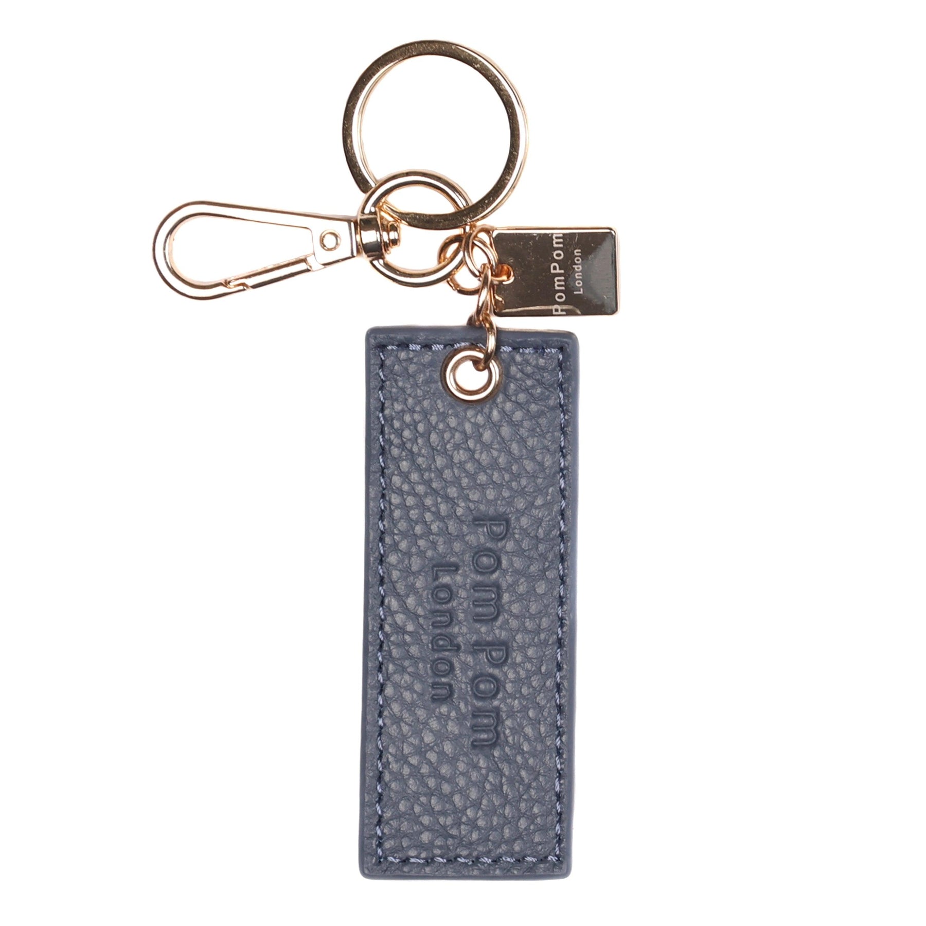 Keytab Keyring Slate Blue – Pom Pom London