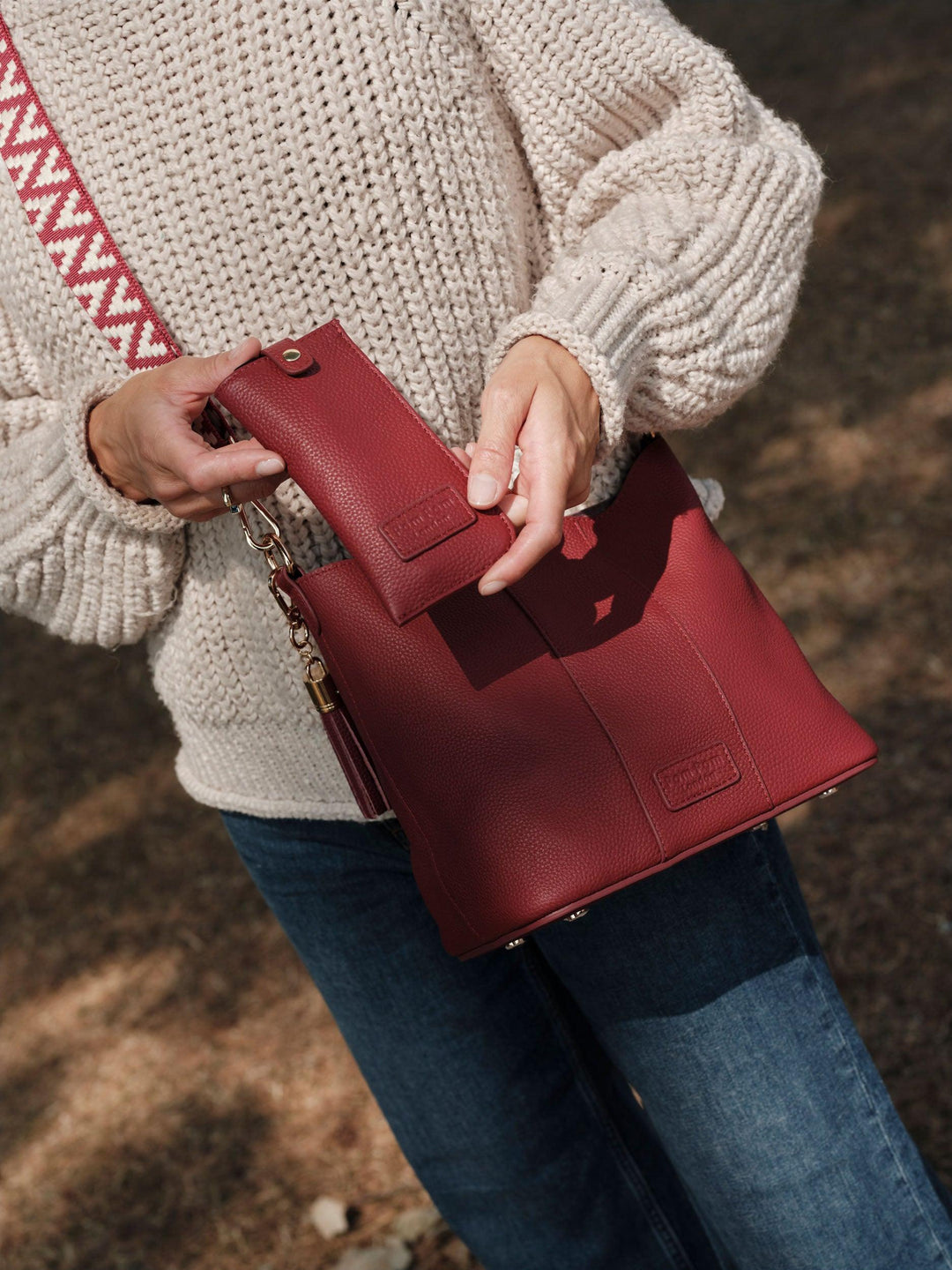 Lambeth Bag Burnt Rhubarb – Pom Pom London