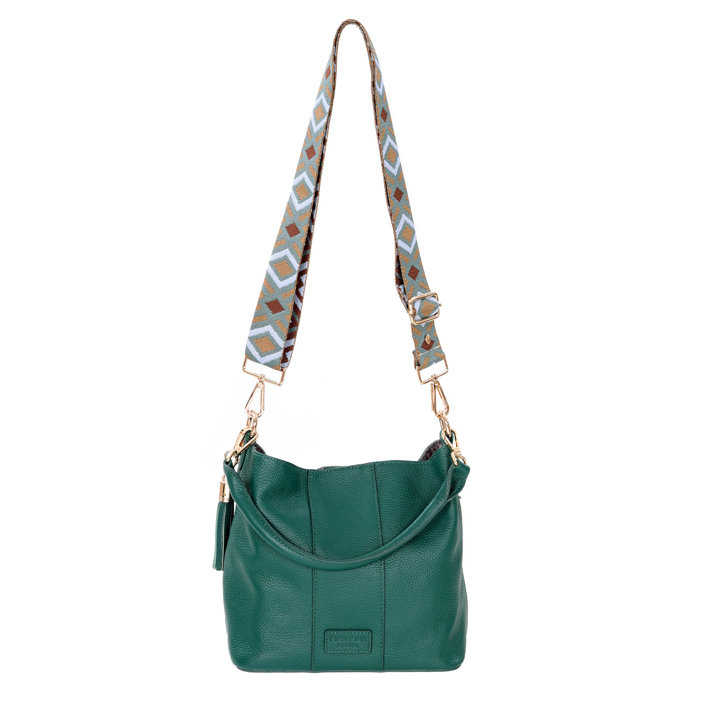 Lambeth Bag Madeira Green-Pom Pom London